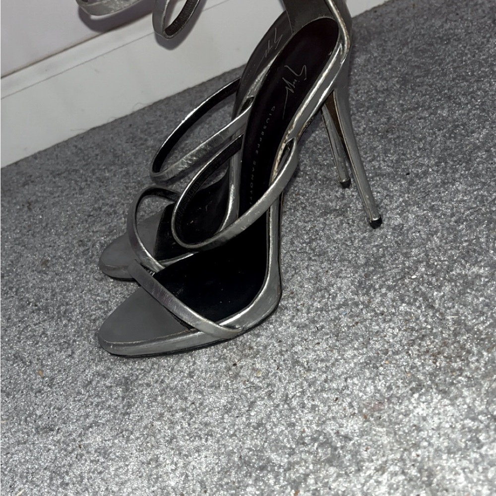 Silver heels